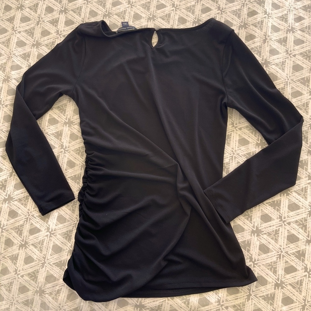 Black semi-dressy top
